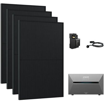Anker Solix Balkonkraftwerk 2000 Wp Solarbank 3 E2700 Pro inkl. Smart Meter Anker Solix Balkonkraftwerk 2000 Wp Solarbank 3 E2700 Pro inkl. Smart Meter