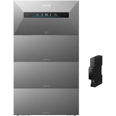 Anker SOLIX Solarbank Max AC 28 kWh Speicher Mit 3 BP7000 Und Smart Meter Gen 2 Anker SOLIX Solarbank Max AC 28 kWh Speicher Mit 3 BP7000 Und Smart Meter Gen 2