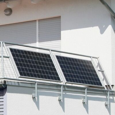 Absaar Balkonkraftwerk 600 W / 800 W (2x 410 W Solarpanel) Premium Absaar Balkonkraftwerk 600 W / 800 W (2x 410 W Solarpanel) Premium