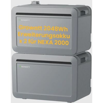 Growatt NEXA 2000 Erweiterungsbatterie 4096 kWh für Balkonkraftwerk LiFePO4 Speichererweiterung Growatt NEXA 2000 Erweiterungsbatterie 4096 kWh für Balkonkraftwerk LiFePO4 Speichererweiterung