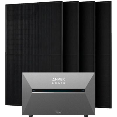 Anker SOLIX 2.000 W Balkonkraftwerk mit Solarbank 3 Pro ohne Halterung Anker SOLIX 2.000 W Balkonkraftwerk mit Solarbank 3 Pro ohne Halterung