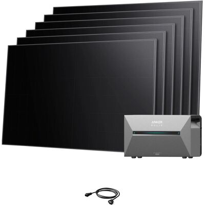 Anker SOLIX Balkonkraftwerk 6 x 480W BC Modulen Mit Solarbank 3 E2700 Ohne Smart Meter Anker SOLIX Balkonkraftwerk 6 x 480W BC Modulen Mit Solarbank 3 E2700 Ohne Smart Meter