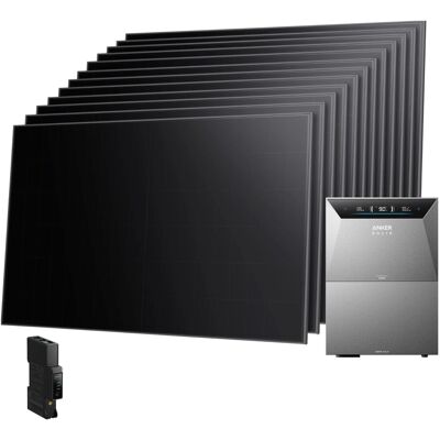 Anker SOLIX Balkonkraftwerk 12×480 Wp mit Solarbank 4 E5000 Pro, BP5000 Erweiterungsakku und Smart Meter Gen 2 Anker SOLIX Balkonkraftwerk 12×480 Wp mit Solarbank 4 E5000 Pro, BP5000 Erweiterungsakku und Smart Meter Gen 2