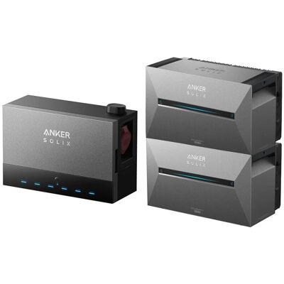 Anker SOLIX Balkonkraftwerk Speicher-Set mit Zwei Solarbank 3 E2700 Pro und Power Dock Anker SOLIX Balkonkraftwerk Speicher-Set mit Zwei Solarbank 3 E2700 Pro und Power Dock
