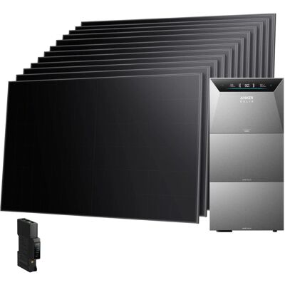 Anker SOLIX Balkonkraftwerk 12×480 Wp mit Solarbank 4 E5000 Pro, Zwei BP5000 Erweiterungsakku und Smart Meter Gen 2 Anker SOLIX Balkonkraftwerk 12×480 Wp mit Solarbank 4 E5000 Pro, Zwei BP5000 Erweiterungsakku und Smart Meter Gen 2