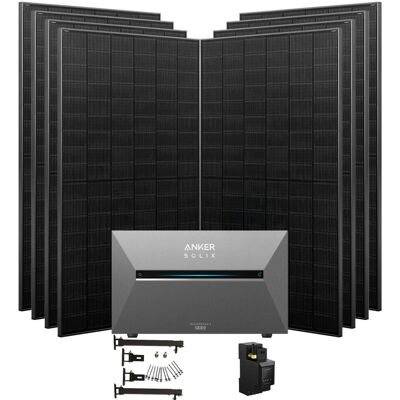 Anker Solix Solarbank 3 Pro 3600W Balkonkraftwerk Mit Smart Meter IP65 Ohne Bp2700 Flachdach Anker Solix Solarbank 3 Pro 3600W Balkonkraftwerk Mit Smart Meter IP65 Ohne Bp2700 Flachdach