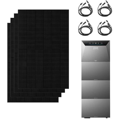 Anker SOLIX Solarbank 4 E5000 Pro Mit 2000W Bifaziale Solarmodule mit 3 BP5000 Erweiterungsakku Anker SOLIX Solarbank 4 E5000 Pro Mit 2000W Bifaziale Solarmodule mit 3 BP5000 Erweiterungsakku