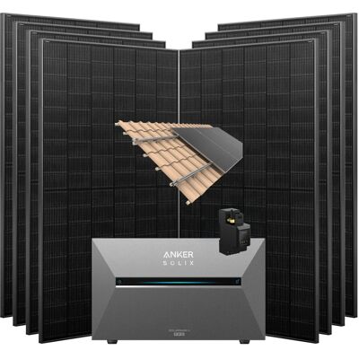 Anker Solix Solarbank 3 Pro 3600W Balkonkraftwerk Mit Smart Meter IP65 Ohne Bp2700 Dachziegel Anker Solix Solarbank 3 Pro 3600W Balkonkraftwerk Mit Smart Meter IP65 Ohne Bp2700 Dachziegel