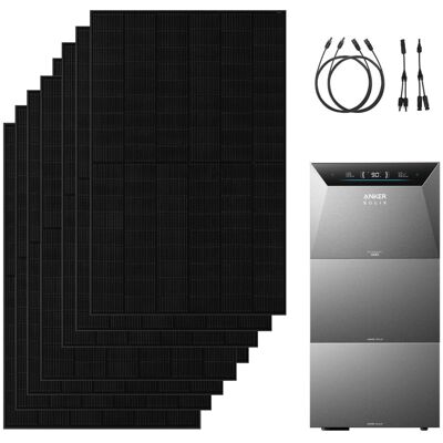 Anker Solix 4000W PV Komplettset mit Solarbank 4 E5000 Pro Mit 2 BP5000 Erweiterungsakku Anker Solix 4000W PV Komplettset mit Solarbank 4 E5000 Pro Mit 2 BP5000 Erweiterungsakku