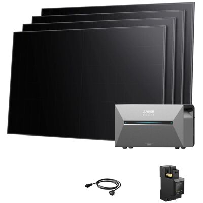 Anker SOLIX Balkonkraftwerk 4 x 480W BC Modulen Mit Solarbank 3 E2700 Pro Und Smart Meter Anker SOLIX Balkonkraftwerk 4 x 480W BC Modulen Mit Solarbank 3 E2700 Pro Und Smart Meter