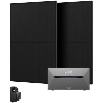 Anker Solix Balkonkraftwerk 910 Wp Mit Solarbank 2 E1600 Mit Smart Meter Anker Solix Balkonkraftwerk 910 Wp Mit Solarbank 2 E1600 Mit Smart Meter