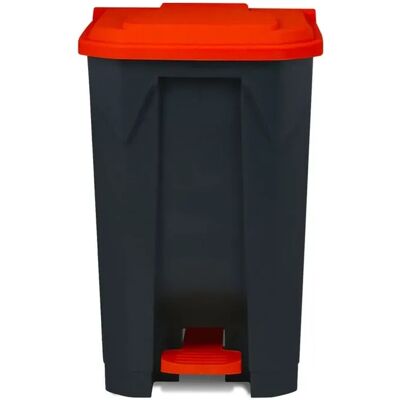 KARAT Mülleimer Olaf Step-On Abfalleimer Tretmülleimer Universal Rot 100 Liter KARAT Mülleimer Olaf Step-On Abfalleimer Tretmülleimer Universal Rot 100 Liter