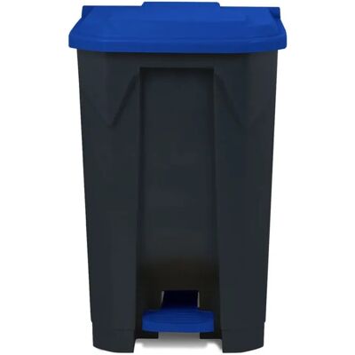 KARAT Mülleimer Olaf Step-On Abfalleimer Tretmülleimer Universal Blau 80 Liter KARAT Mülleimer Olaf Step-On Abfalleimer Tretmülleimer Universal Blau 80 Liter