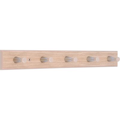 Siro Hakenleiste SM8164 Kunststoff Holzeffekt Rotbuche Nickel Länge 400 mm Siro Hakenleiste SM8164 Kunststoff Holzeffekt Rotbuche Nickel Länge 400 mm