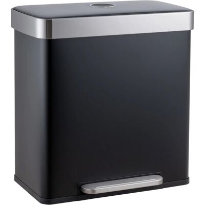 SVITA - LT2X30 - Schwarz - 2 Fächer - Mülleimer SVITA - LT2X30 - Schwarz - 2 Fächer - Mülleimer