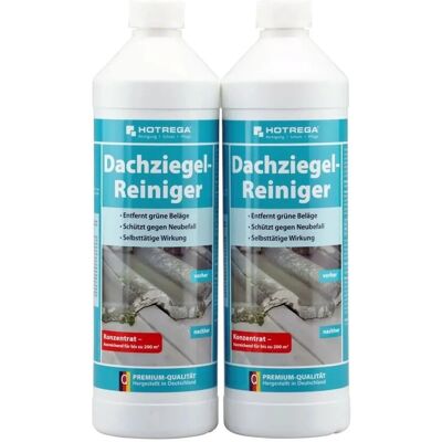 Hotrega Dachziegel Reiniger Konzentrat 2 X 1 Liter Kunststoff Hotrega Dachziegel Reiniger Konzentrat 2 X 1 Liter Kunststoff