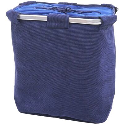 MCW Wäschesammler C34 56x49x30cm 82l Cord Blau MCW Wäschesammler C34 56x49x30cm 82l Cord Blau