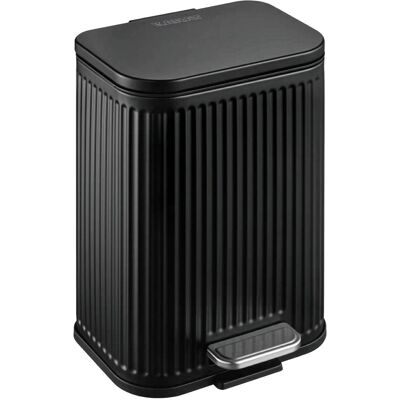 Floordirekt Mülleimer Miles Abfalleimer Treteimer Herausnehmbar Soft-Close Schwarz 5 L Floordirekt Mülleimer Miles Abfalleimer Treteimer Herausnehmbar Soft-Close Schwarz 5 L