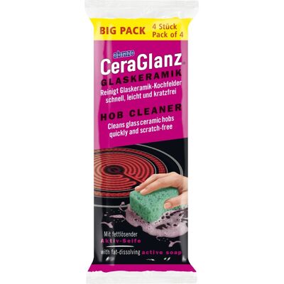 abrazo Glaskeramikreiniger CeraGlanz Glaskeramik 1 x 4 Stück abrazo Glaskeramikreiniger CeraGlanz Glaskeramik 1 x 4 Stück