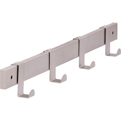 Siro Hakenleiste 1444 Metall Nickel Matt Länge 404 mm 4 Haken Siro Hakenleiste 1444 Metall Nickel Matt Länge 404 mm 4 Haken