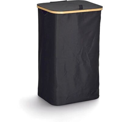 Zeller Wäschesammler mit Tragetasche 69 cm x 34 cm x 41,5 cm Schwarz Zeller Wäschesammler mit Tragetasche 69 cm x 34 cm x 41,5 cm Schwarz