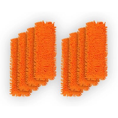 Bestlivings Bodenwischer Ersatzbezug Mikrovelour Chenille Orange 8er Pack Bestlivings Bodenwischer Ersatzbezug Mikrovelour Chenille Orange 8er Pack