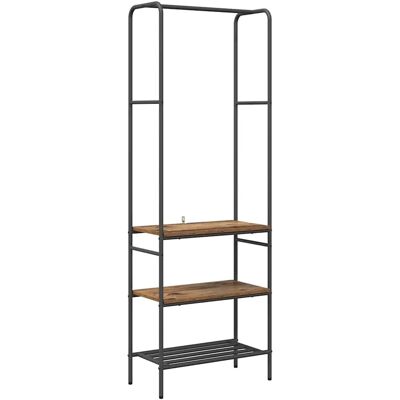 vidaXL Kleiderständer mit Regalen Sonstiges Altholz 60 x 30 x 171 cm 868461 vidaXL Kleiderständer mit Regalen Sonstiges Altholz 60 x 30 x 171 cm 868461