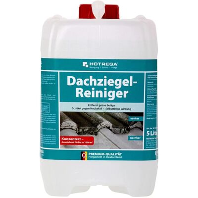 HOTREGA Dachziegel-Reiniger - 5L - Schutz gegen Algen & Grünbelag HOTREGA Dachziegel-Reiniger - 5L - Schutz gegen Algen & Grünbelag
