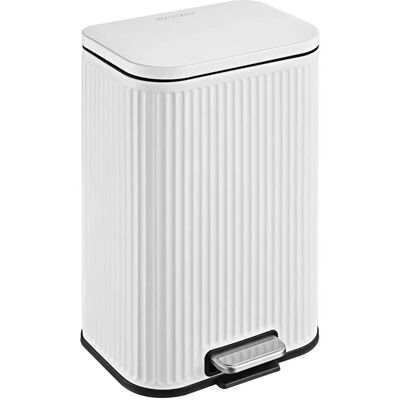 Floordirekt Mülleimer Miles Abfalleimer Treteimer Herausnehmbar Soft-Close Weiß 12 L Floordirekt Mülleimer Miles Abfalleimer Treteimer Herausnehmbar Soft-Close Weiß 12 L