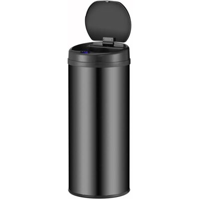 Juskys Mülleimer Rund mit Sensor 50 L Schwarz Juskys Mülleimer Rund mit Sensor 50 L Schwarz