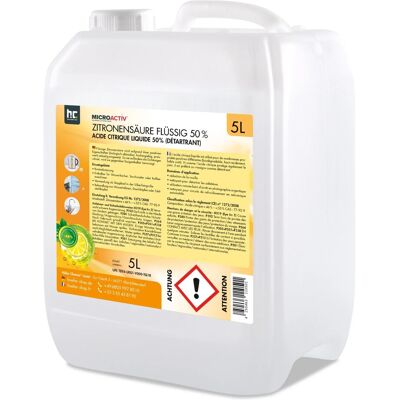 Höfer Chemie Zitronensäure 50% Flüssig 5l Höfer Chemie Zitronensäure 50% Flüssig 5l