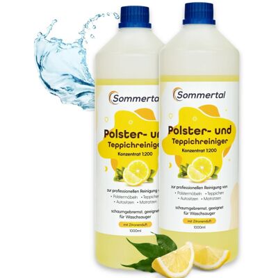 Sommertal Polster und Teppichreiniger 2L Konzentrat für 80 Anwendungen Sofa Auto Teppich Sommertal Polster und Teppichreiniger 2L Konzentrat für 80 Anwendungen Sofa Auto Teppich