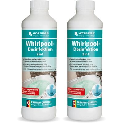 Hotrega Whirlpool Desinfektion 2in1 Konzentrat 2x 500 ml Hotrega Whirlpool Desinfektion 2in1 Konzentrat 2x 500 ml