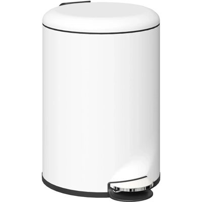 HOMCOM Mülleimer 20 L Treteimer mit Softclose-Deckel und Pedal Abfalleimer HOMCOM Mülleimer 20 L Treteimer mit Softclose-Deckel und Pedal Abfalleimer