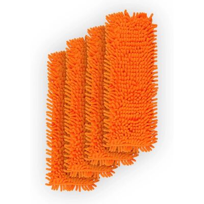 Bestlivings Bodenwischer Ersatzbezug Mikrovelour Chenille Orange 4er Pack Bestlivings Bodenwischer Ersatzbezug Mikrovelour Chenille Orange 4er Pack