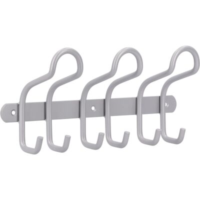 Siro Hakenleiste 1783 Metall Aluminium Länge 300 mm 6 Haken Siro Hakenleiste 1783 Metall Aluminium Länge 300 mm 6 Haken