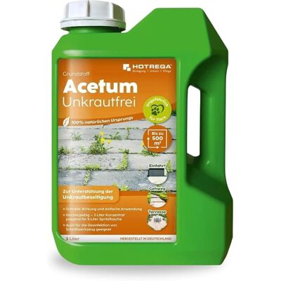 Hotrega Grundstoff Acetum Unkrautfrei Konzentrat 3 L Hotrega Grundstoff Acetum Unkrautfrei Konzentrat 3 L