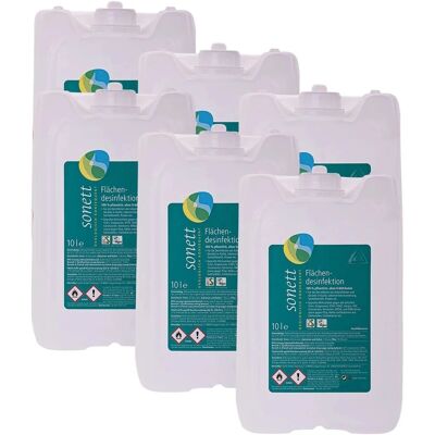Sonett Flächendesinfektion 6 X 10 Liter Dvg Gelistet Sonett Flächendesinfektion 6 X 10 Liter Dvg Gelistet