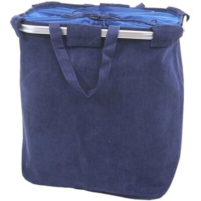 MCW Wäschesammler C34 54x52x32cm 89l Cord Blau MCW Wäschesammler C34 54x52x32cm 89l Cord Blau