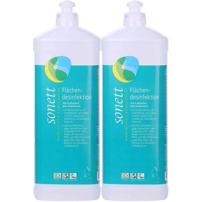 Sonett Flächendesinfektion 2 X 1 Liter Dvg Gelistet Sonett Flächendesinfektion 2 X 1 Liter Dvg Gelistet