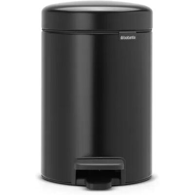 PROREGAL Klassischer Tretmülleimer Mit Soft Verschluss 3 Liter HxBxT 26,4 x 16,8 x 23,5 cm Metall Metallik Schwarz PROREGAL Klassischer Tretmülleimer Mit Soft Verschluss 3 Liter HxBxT 26,4 x 16,8 x 23,5 cm Metall Metallik Schwarz