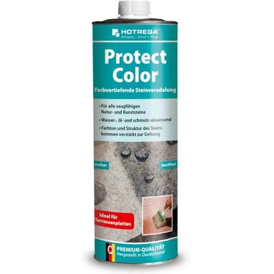 Hotrega Steinimprägnierung Protect Color Farbvertiefend 1 L Hotrega Steinimprägnierung Protect Color Farbvertiefend 1 L