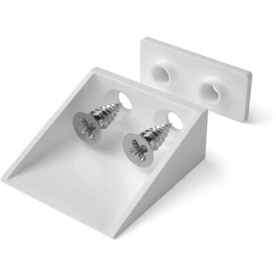 Bauheld Rollladen Anschlagwinkel 40mm Weiß 8 Stück Bauheld Rollladen Anschlagwinkel 40mm Weiß 8 Stück