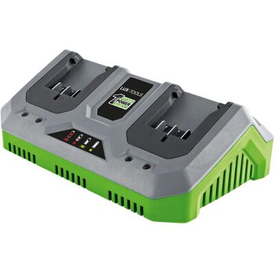 LUX-Tools - 1 PowerSystem 20V - Zwei Ladefächer - Battery charger LUX-Tools - 1 PowerSystem 20V - Zwei Ladefächer - Battery charger