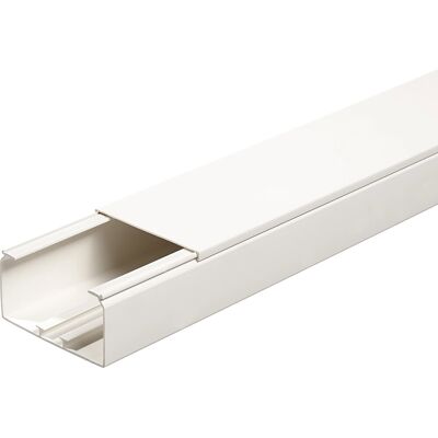 REV Ritter Kabelkanal - 60x110mm, 2m, Weiß - Kabelkanal REV Ritter Kabelkanal - 60x110mm, 2m, Weiß - Kabelkanal
