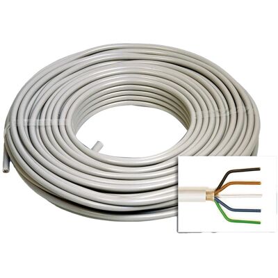 Kabelexpress Grau 50m NYM-J Starkstromkabel Kabelexpress Grau 50m NYM-J Starkstromkabel