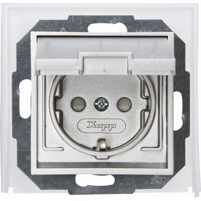 Kopp Athenis IP44 Wasserfeste Steckdose mit Klappdeckel - Elektrische Steckdose Kopp Athenis IP44 Wasserfeste Steckdose mit Klappdeckel - Elektrische Steckdose