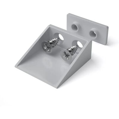 Bauheld Rollladen Anschlagwinkel 40mm Hellgrau 8 Stück Bauheld Rollladen Anschlagwinkel 40mm Hellgrau 8 Stück