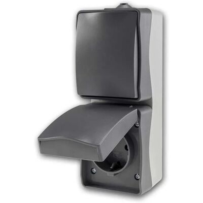 ChiliTec NUQUI Feuchtraum SchalterSteckdose Vertikal IP54 ChiliTec NUQUI Feuchtraum SchalterSteckdose Vertikal IP54