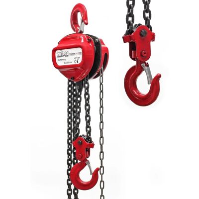 Wiltec Kettenzug 5000Kg 5T 5M Kettenlänge Hubhöhe 5M Seilzug Flaschenzug Wiltec Kettenzug 5000Kg 5T 5M Kettenlänge Hubhöhe 5M Seilzug Flaschenzug